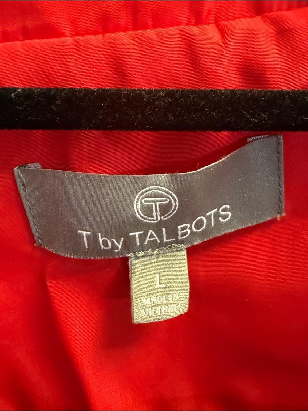 Talbots Two-Tone Red Utility Jacket - Picture 2 of 5